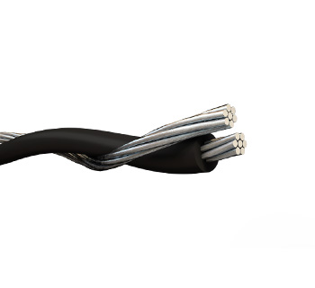 Duplex-type aluminum conductors